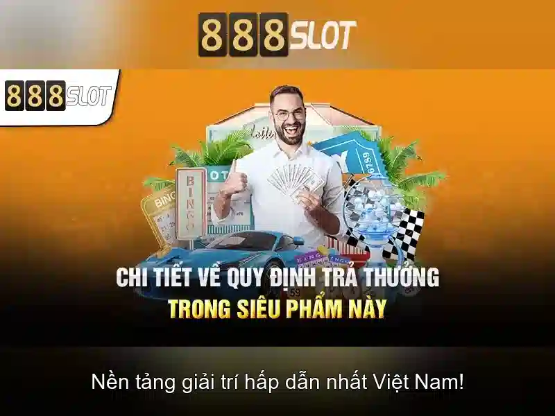 Giao diện trang chủ 888slot với thiết kế hiện đại và nút đăng ký nổi bật
